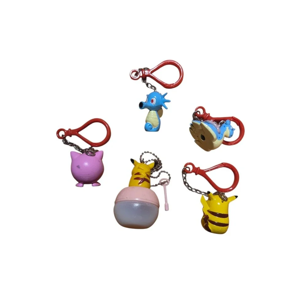 Authentic Vintage 1999 Pokémon Keaychain Lot